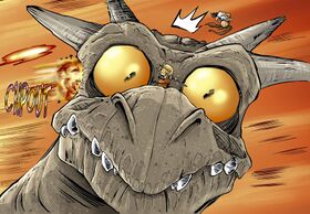 Un dragon des ruines
