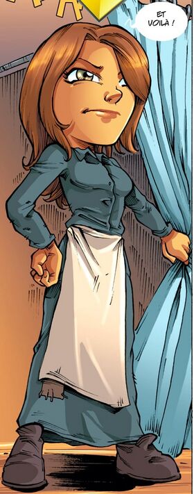 Gaea dans une robe de niveau 1